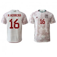 Echipament fotbal Mexic Hector Herrera #16 Tricou Deplasare Mondial 2022 maneca scurta